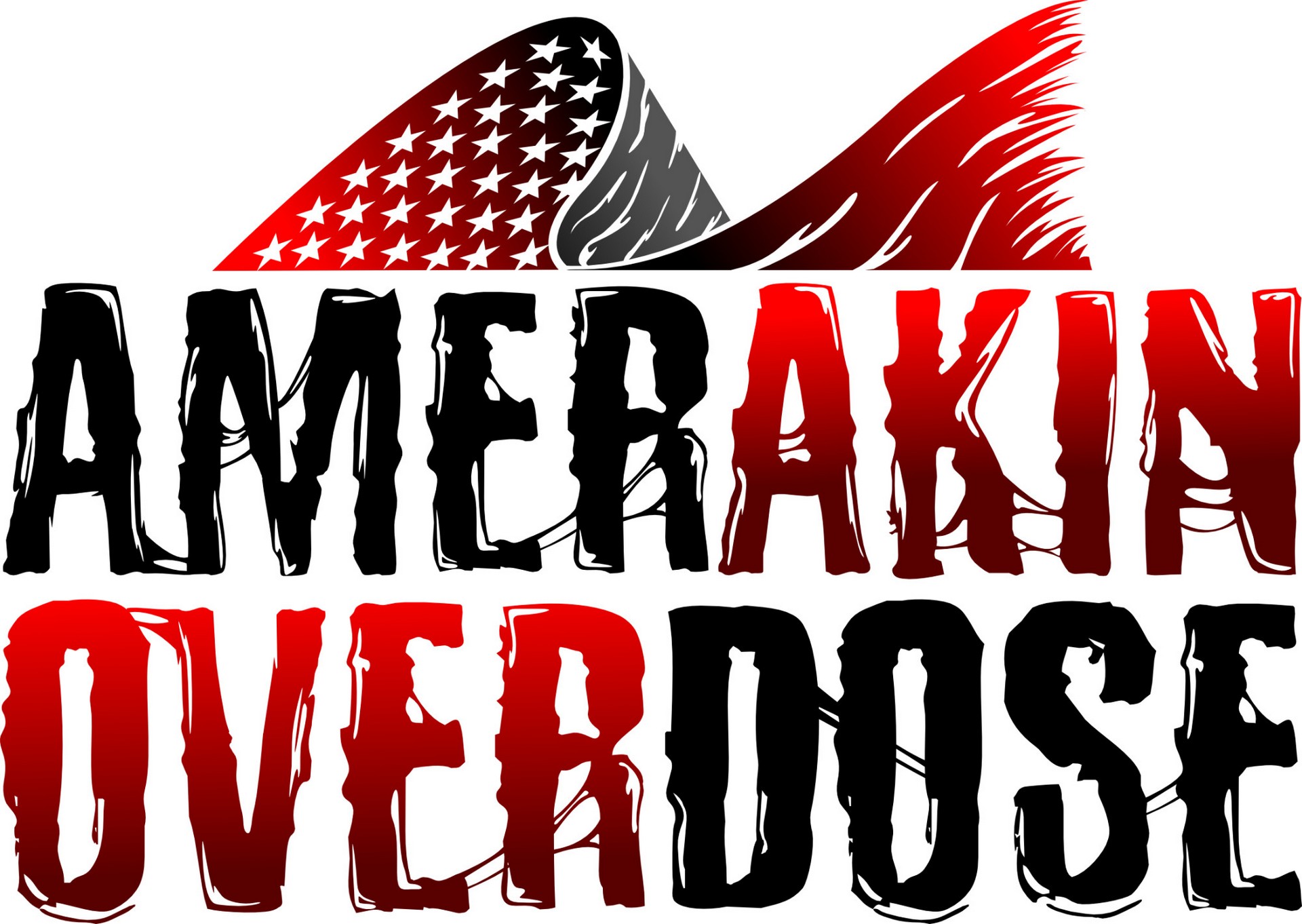 AMERAKIN OVERDOSE - NEW LOGO