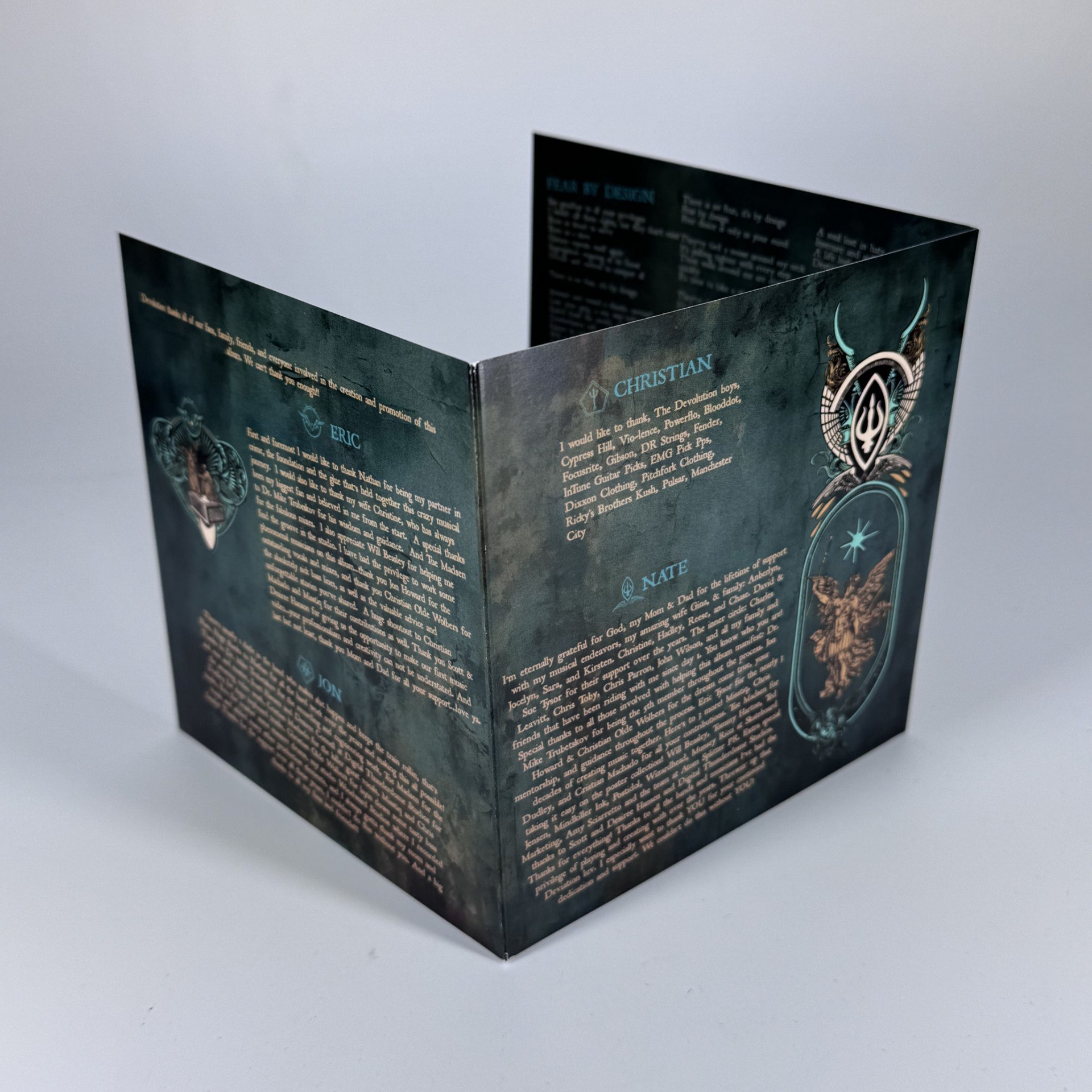 Devolution CD Layout - Booklet Lyrics Layout Outside